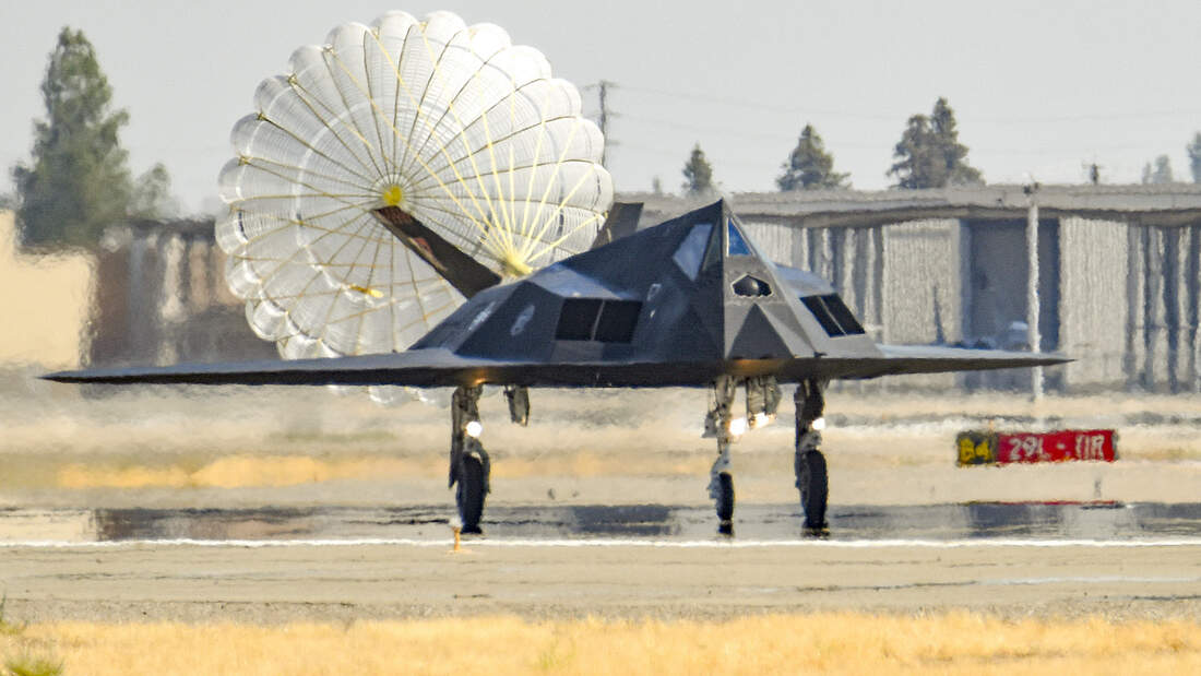 144th Fighter Wing Welcomes F-117s to Train with F-15s