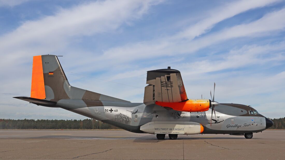 Abschied Transportflugzeug Transall C-160