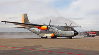 Abschied Transportflugzeug Transall C-160