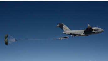 Abwurf Rakete aus C-17