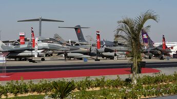 Ägyptische Militärjets auf der Egypt International Air Show