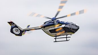 Aibus Helicopters H145 mit Fünfblattrotor für die Polizei.