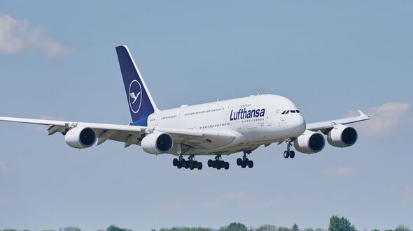 Airbus A380 der Lufthansa.