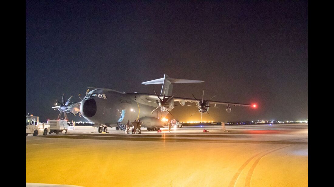 Airbus A400M der Luftwaffe als Tanker nach Jordanien