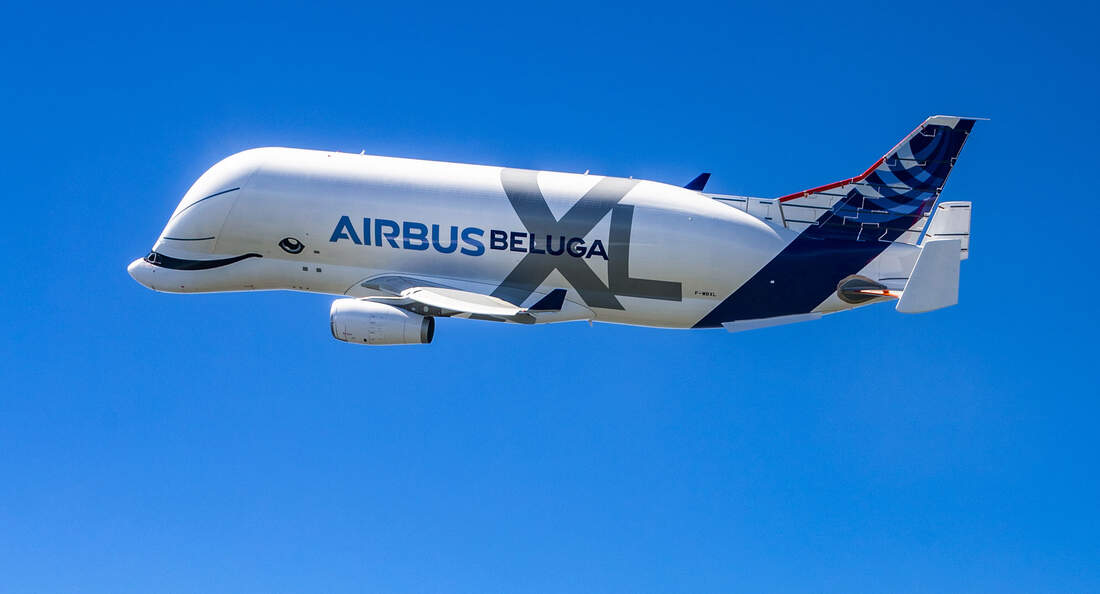 Airbus BelugaXL beim Erstflug.