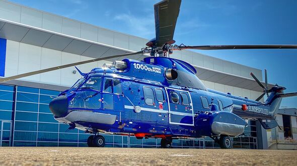 Airbus Helicopters H215 für die Bundespolizei - der 1000. Super Puma.