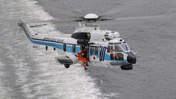 Airbus Helicopters H225 der japanischen Küstenwache.