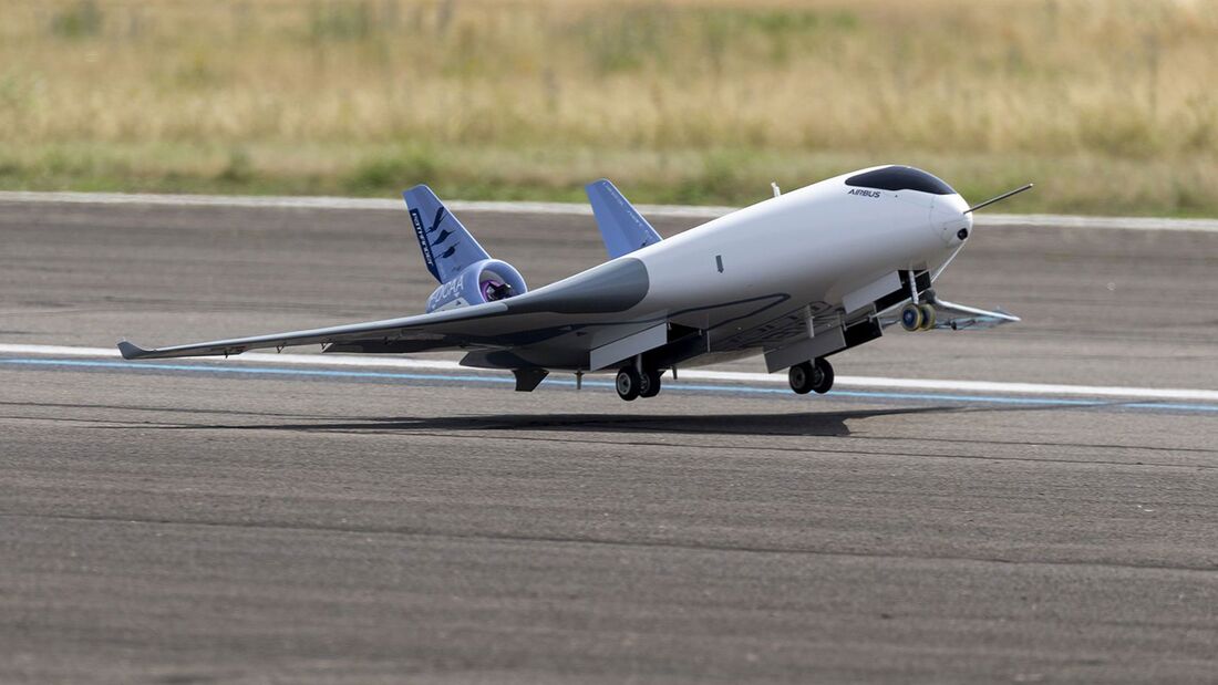 Airbus Maveric-Konzept für ein zukünftiges Verkehrsflugzeug.