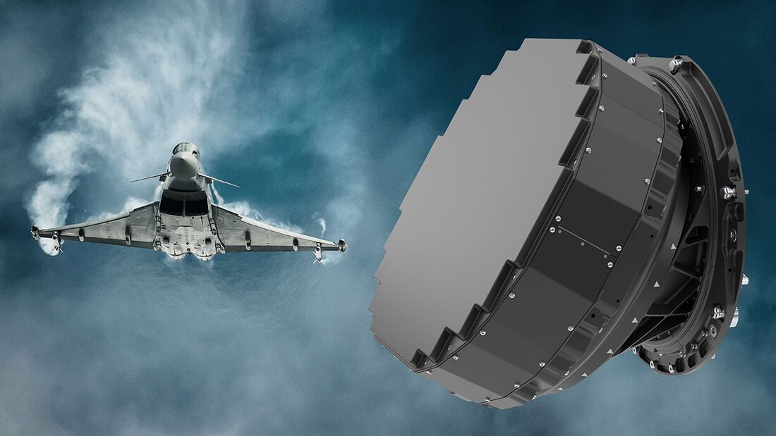 Alle im Dienst bleibenden Eurofighter der Luftwaffe sollen das neue AESA-Radar erhalten.