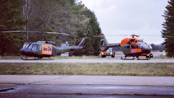 Am 12. April 2021 übernahm auch auf der SAR-Station Holzdorf die H145 LUH SAR den Dienst von der Bell UH-1D, die im Laufe des Jahres ausgemustert wird.