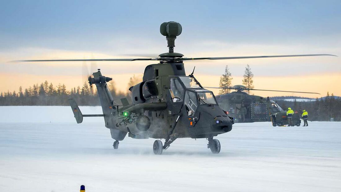 Arctic Trial mit Tiger und NH90 der Heeresflieger