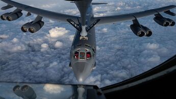 B-52H Stratofortress bei Luftbetankung