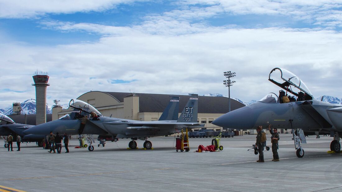 Beide bisher gelieferten Boeing F-15EX nahmen Anfang Mai 2021 an "Northern Edge" in Alaska teil.