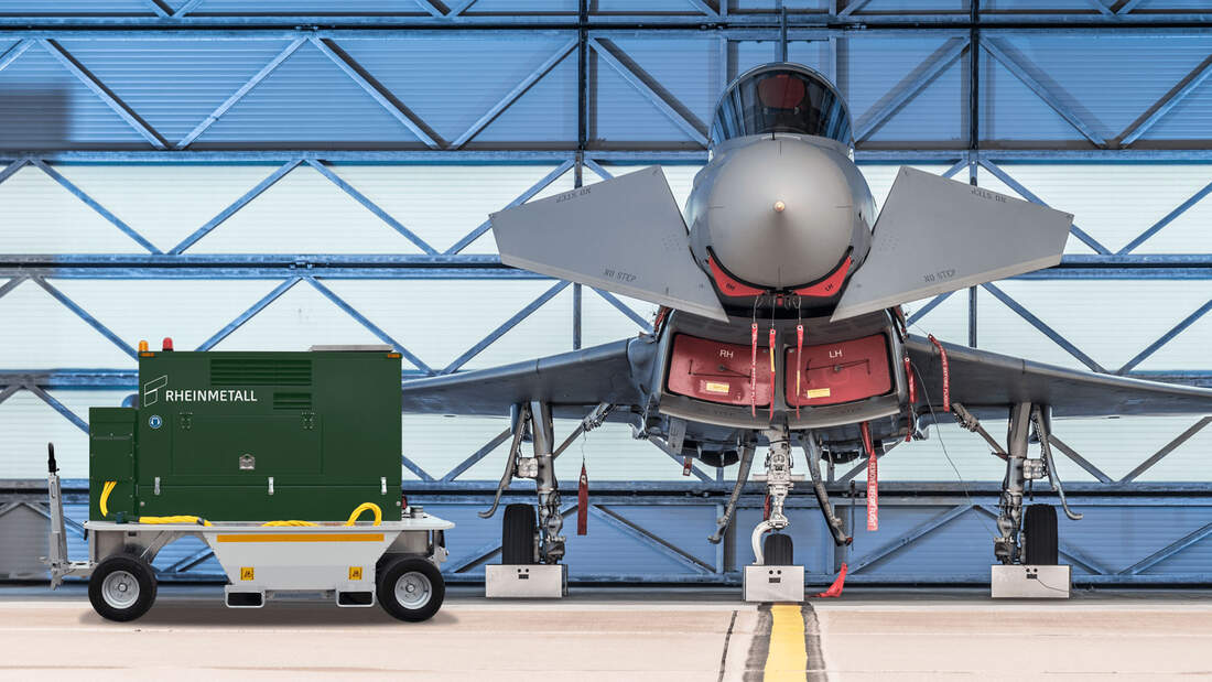Bodenstartgerät von Rheinmetall für die Luftwaffe.