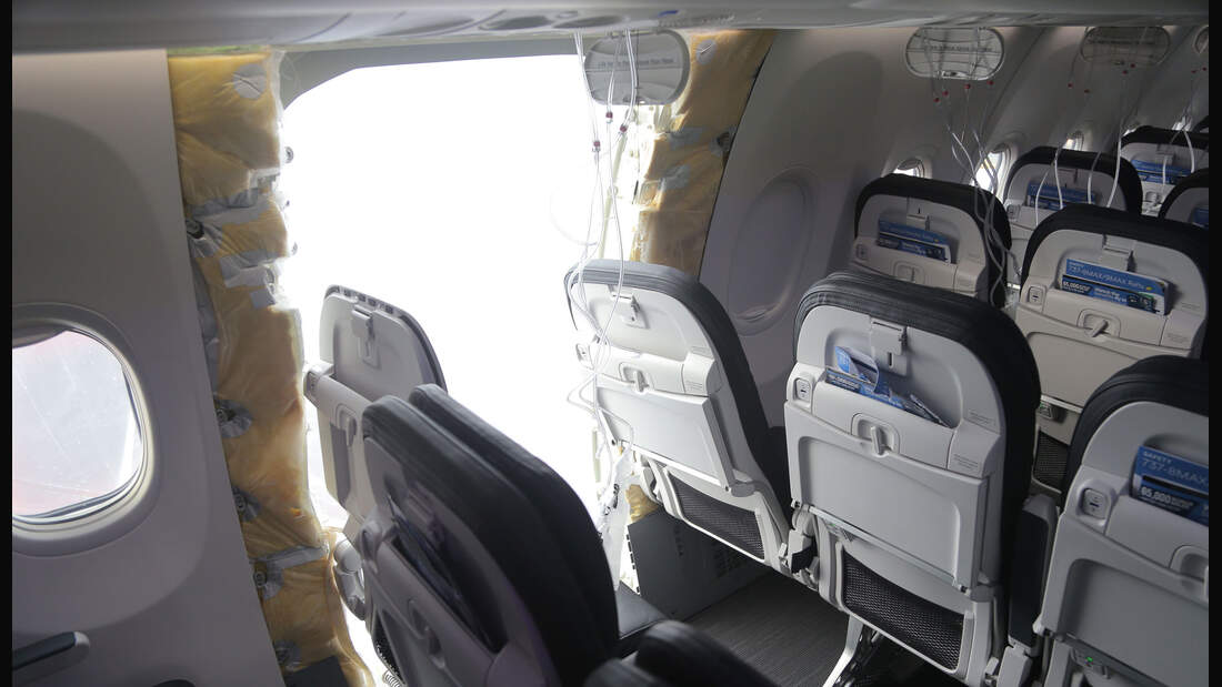 Boeing 737 MAX 9 von Alaska Airlines.