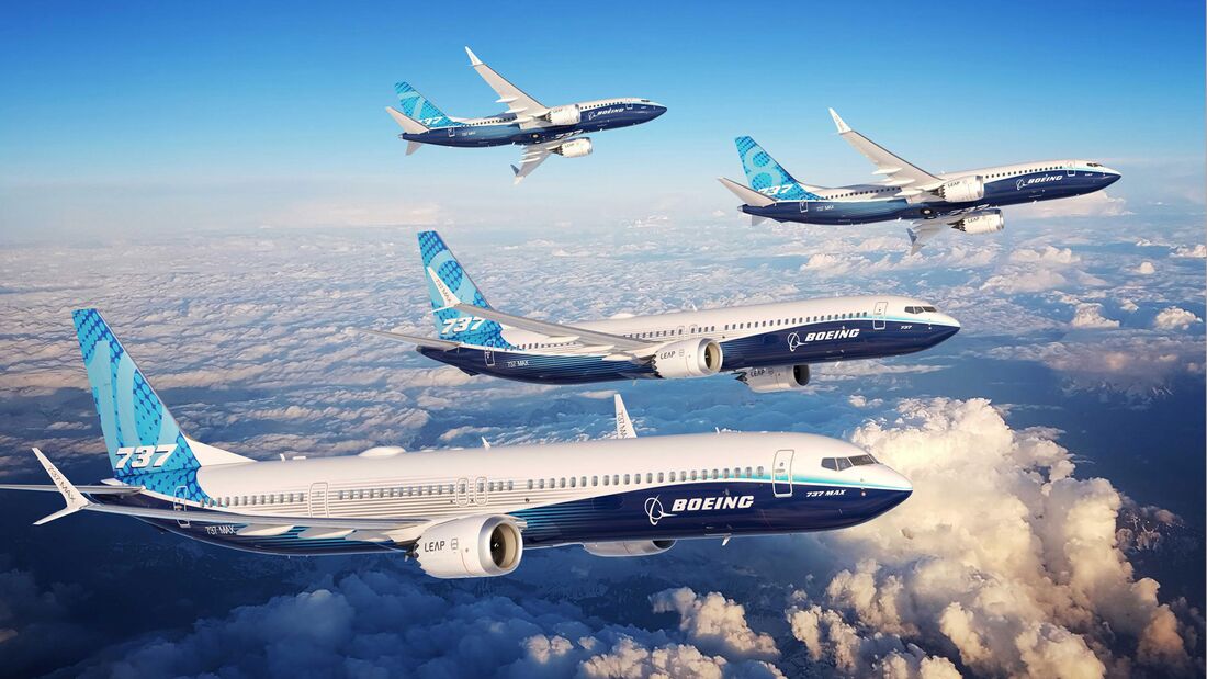 Boeing 737 MAX-Familie.