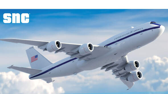 Boeing 747-8 als E-4 Computergrafik