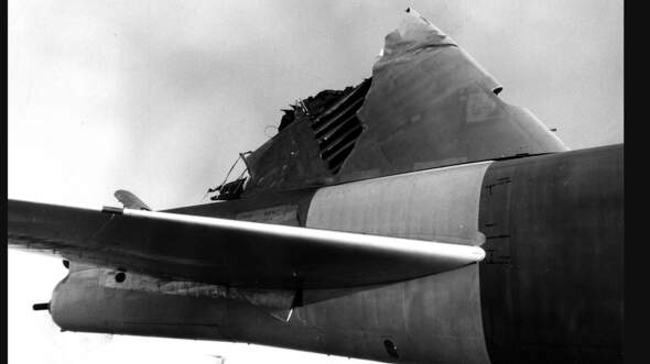 Boeing B-52H ohne Leitwerk Detail