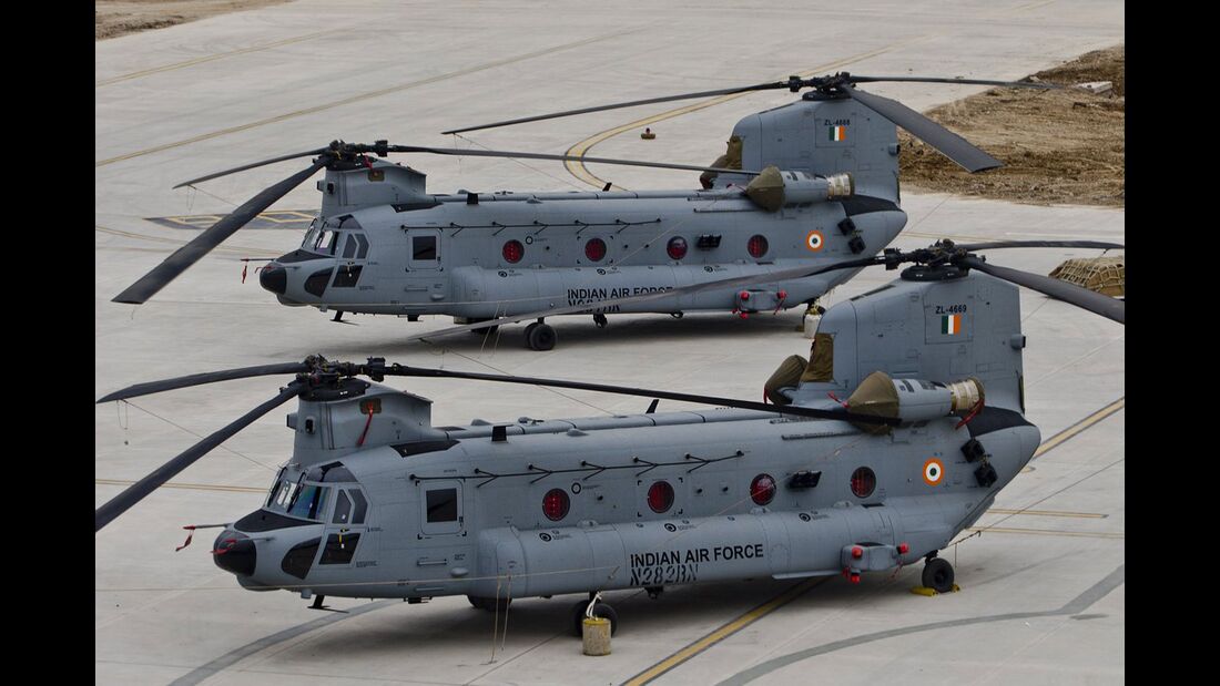 Boeing CH-47F(I) Chinook für die indischen Luftstreitkräfte.