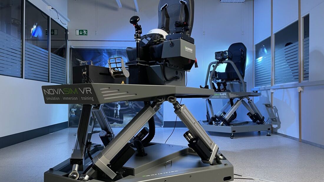 Brunners Novasim VR wurde nun auch an Airbus für Tests und Training auf dem Eurofighter verkauft.