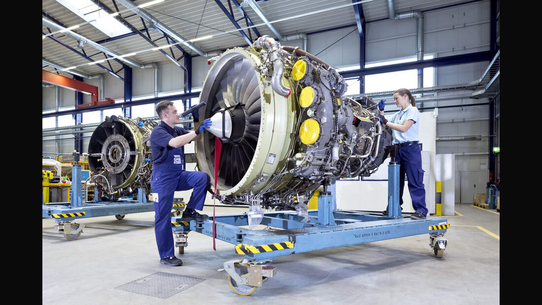 CF34 Wartung bei MTU in Ludwigsfelde