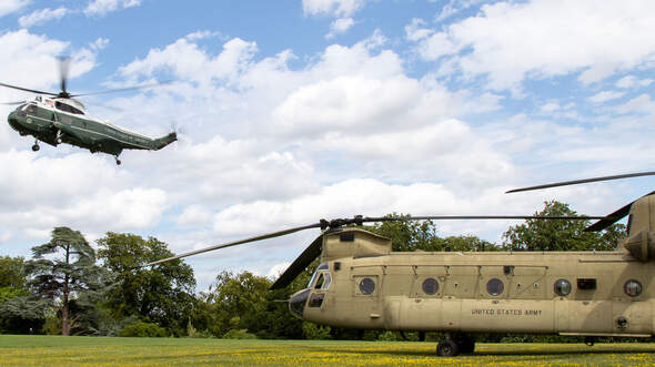 CH-47F mit VH-3D Präsidentbesuch Großbritannien