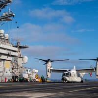 CMV-22 Osprey auf USS Nimitz