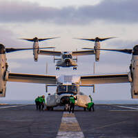 CMV-22 Osprey von vorn