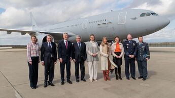 Ceremony marking the initial operational capability of the new Multinational Multi-Role Tanker Transport aircraft fleet