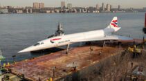 Concorde von New York ist zurück auf dem Hudson.