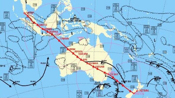 Condor flog am 5. April mit einer 767 nach Christchurch in Neuseeland, um gestrandete deutsche Touristen abzuholen.
