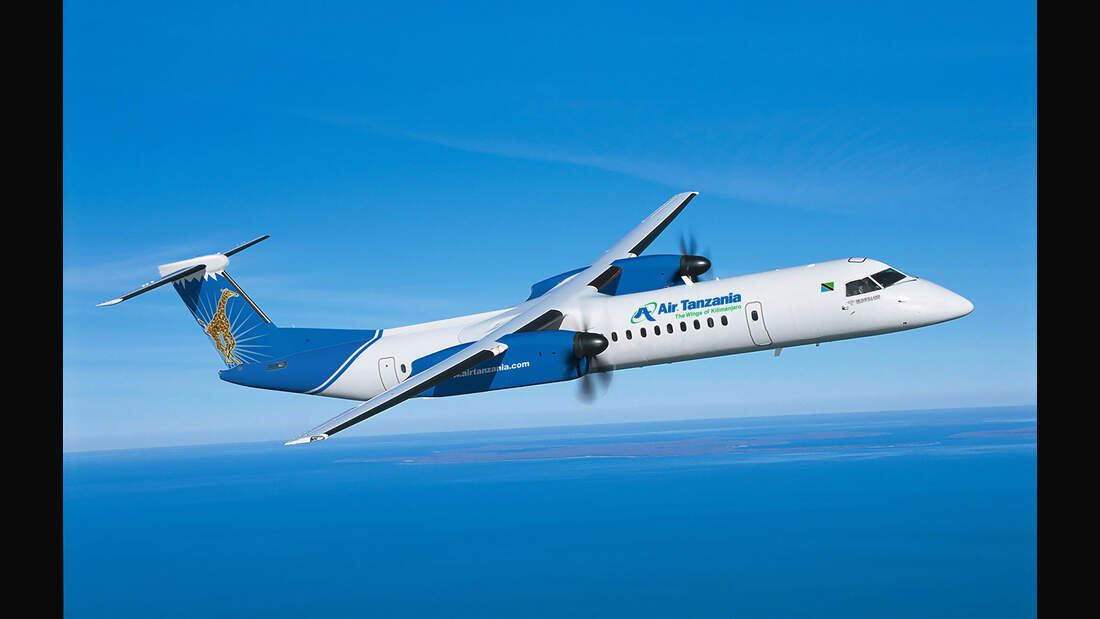 Dash 8-400 für Air Tanzania