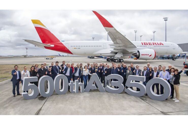 Airbus dostarcza 500. A350