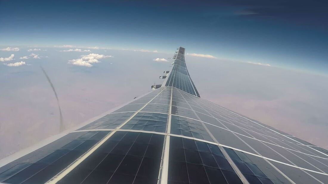 Der Sunglider von AeroVironment hat im September 2020 seinen ersten Flug in der Stratosphäre geschafft.