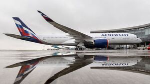 Der erste Airbus A350 für Aeroflot.