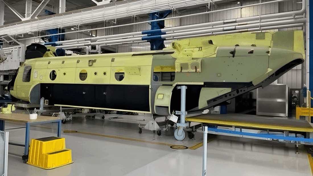 Der erste CH-47F Chinook Block II ist bei Boeing in der Endmokntage.