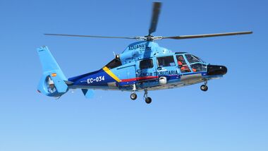 Der letzte Hubschrauber der Dauphin-Familie aus französischer Produktion ging an den spanischen Zoll.