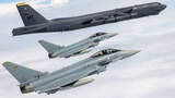 Deutsche Eurofighter eskortieren B-52 Stratofortress