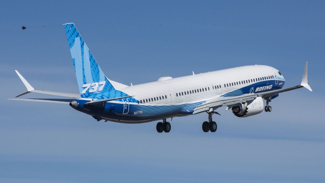 Die Boeing 737 MAX 10 startete am 18. Juni 2021 zum Erstflug.