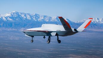 Die General Atomics XQ-67A flog am 28. Februar 2024 zum ersten Mal. 