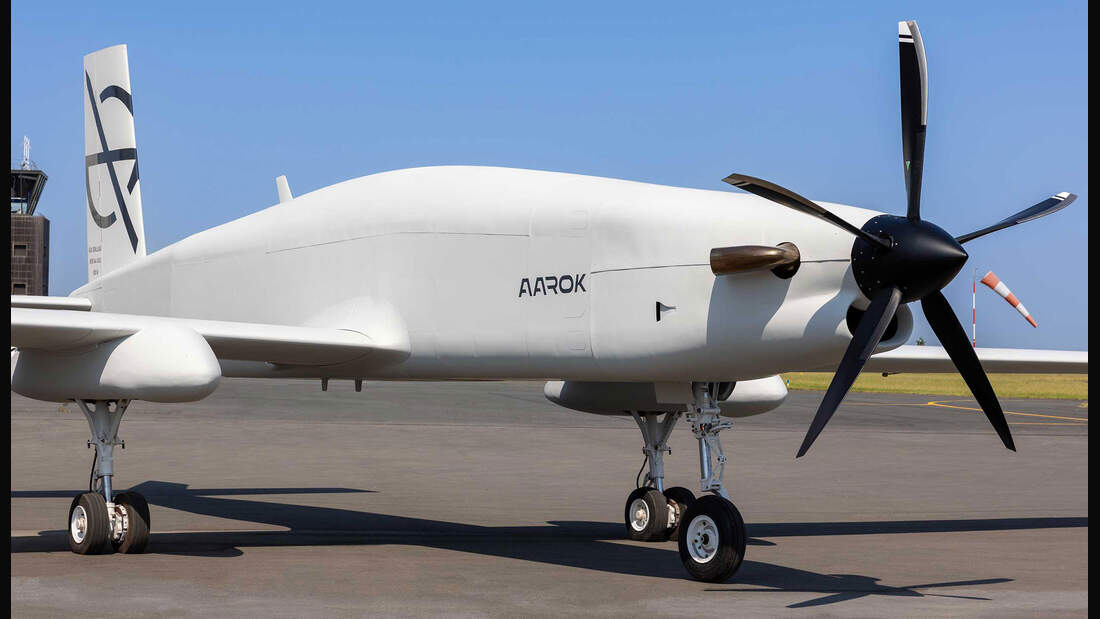 Die Turgis & Gaillard Aarok-Drohne wurde auf dem Aerosalon in Le Bourget im Juni 2023 vorgestellt.