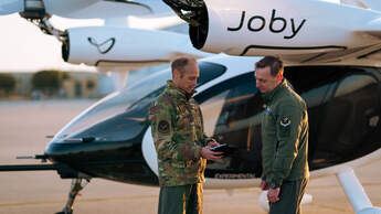 Die US Air Force testet das Flugtaxi von Joby. 
