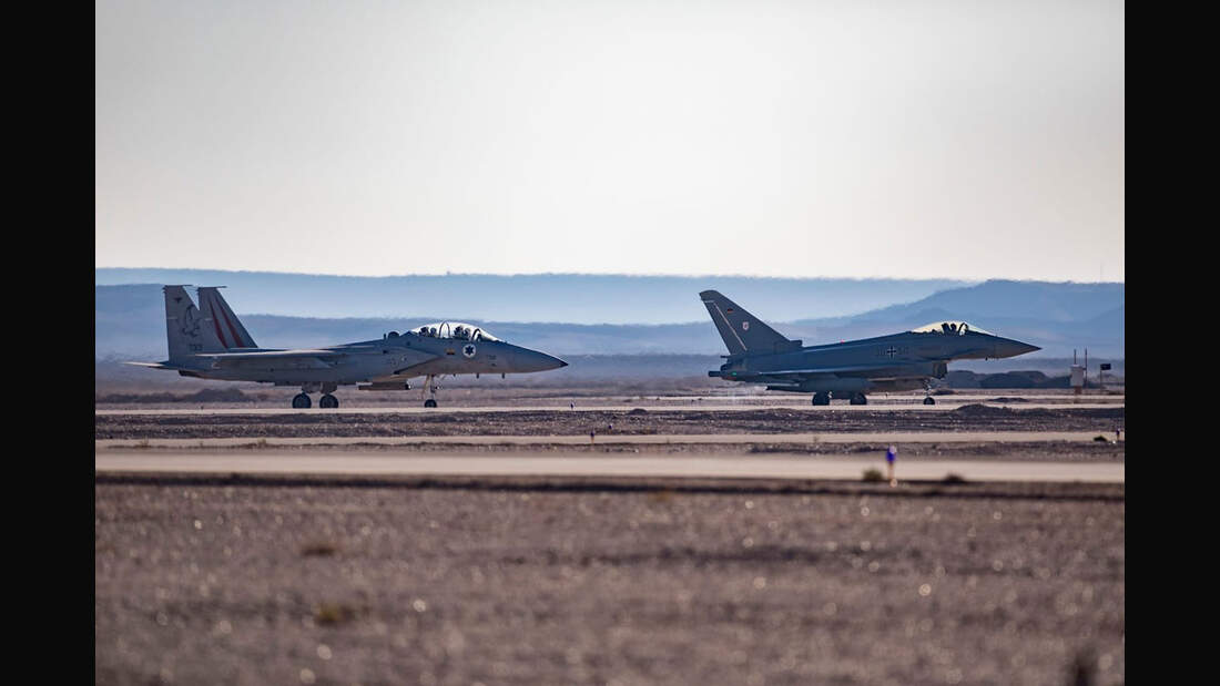 Die Übung Blue Flag im November 2019 findet mit Eurofightern der Luftwaffe statt.