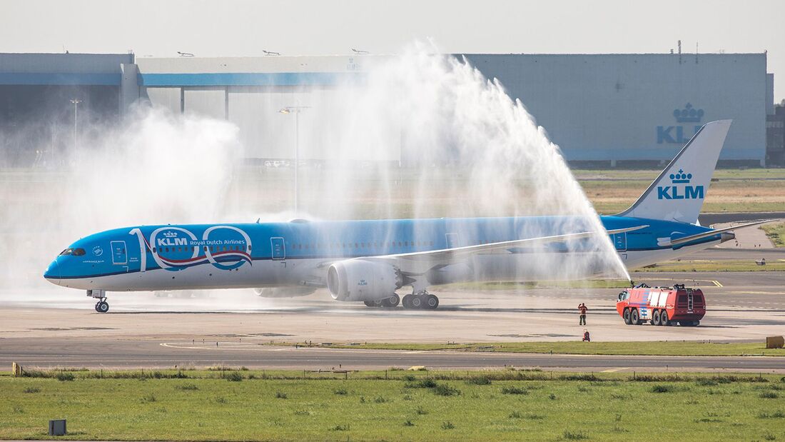 Die erste Boeing 787-10 für KLM trifft am 30. Juni 2019 in Schiphol ein