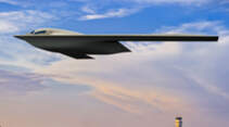 Die neueste Zeichnung der Northrop Grumman B-21 Raider vom Juli 2021.