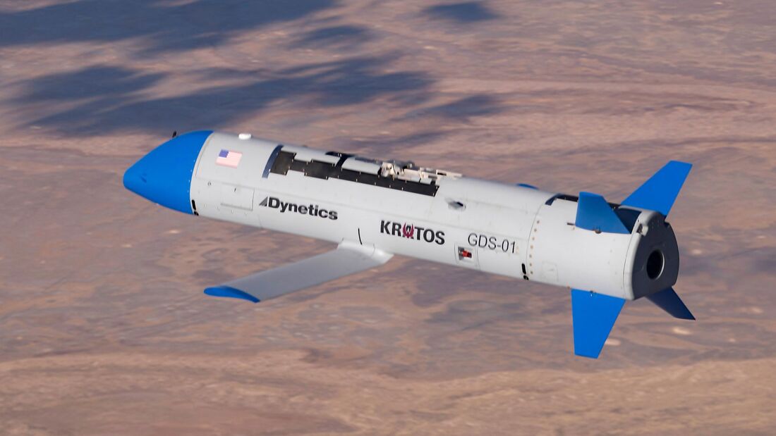 Dynetics X-61A Gremlins Air Vehicle beim Erstflug im November 2019.