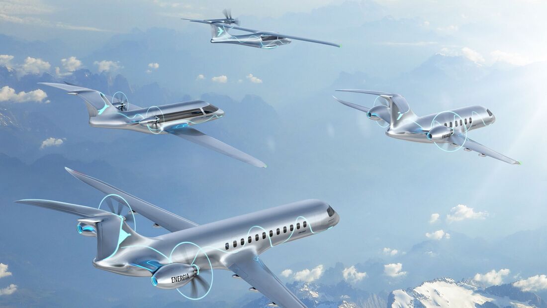 Embraer hat im November 2021 gleich vier Konzeptflugzeuge mit diversen neuen Antriebsarchitekturen vorgestellt.
