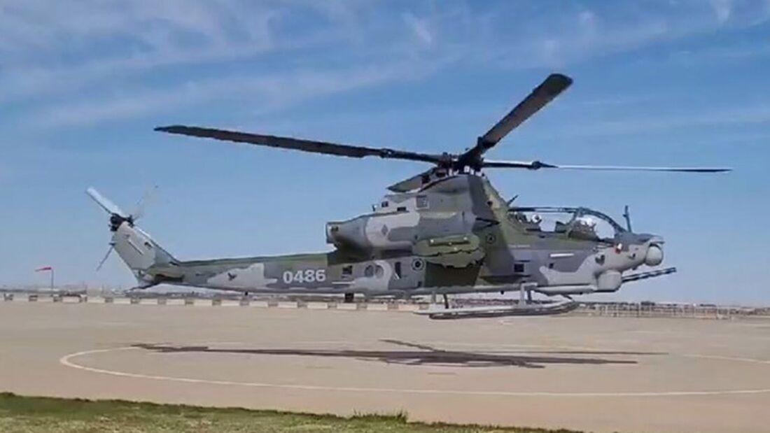 Erstflug der Bell AH-1Z für die Tschechische Republik in Amarillo.