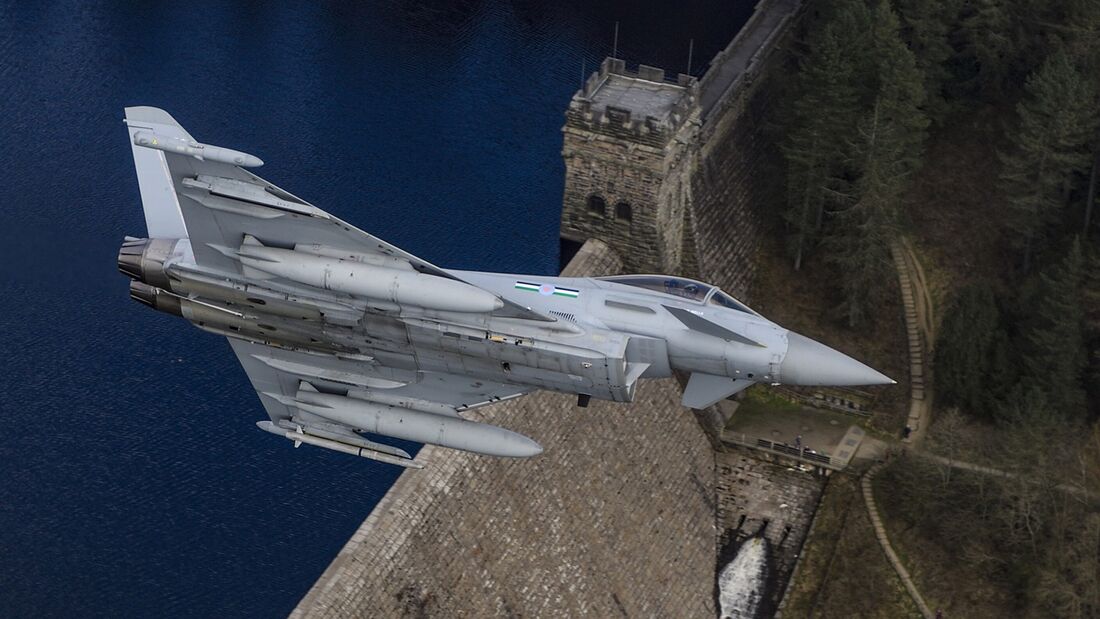 Eurofighter Typhoon der Royal Air Force. 