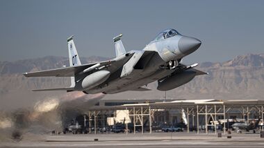 F-15C auf der Nellis AFB.